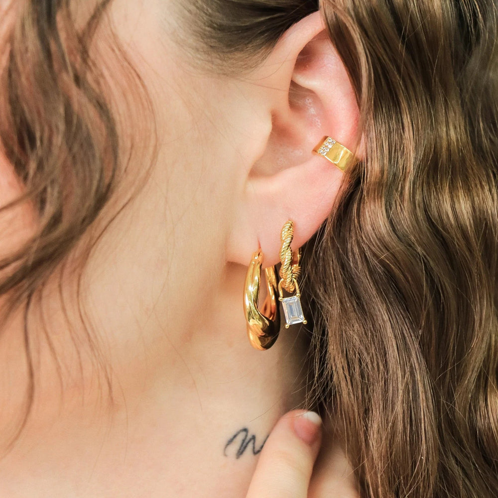 Cyntio Gold Earrings | Horace Jewelry - Pretty by Her- handmade locally in Cambridge, Ontario