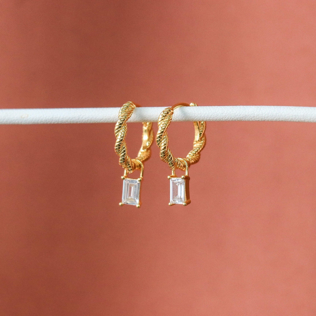 Cyntio Gold Earrings | Horace Jewelry - Pretty by Her- handmade locally in Cambridge, Ontario