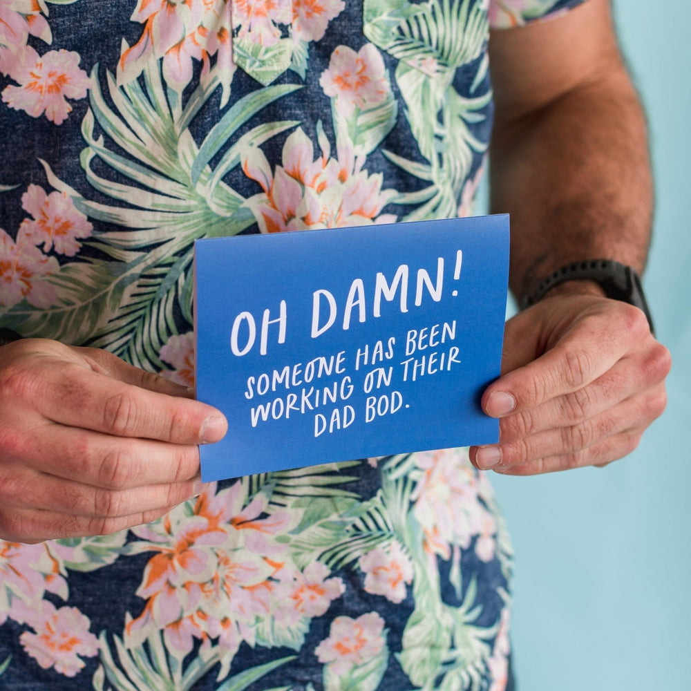 Dad Bod | Card - Pretty by Her- handmade locally in Cambridge, Ontario