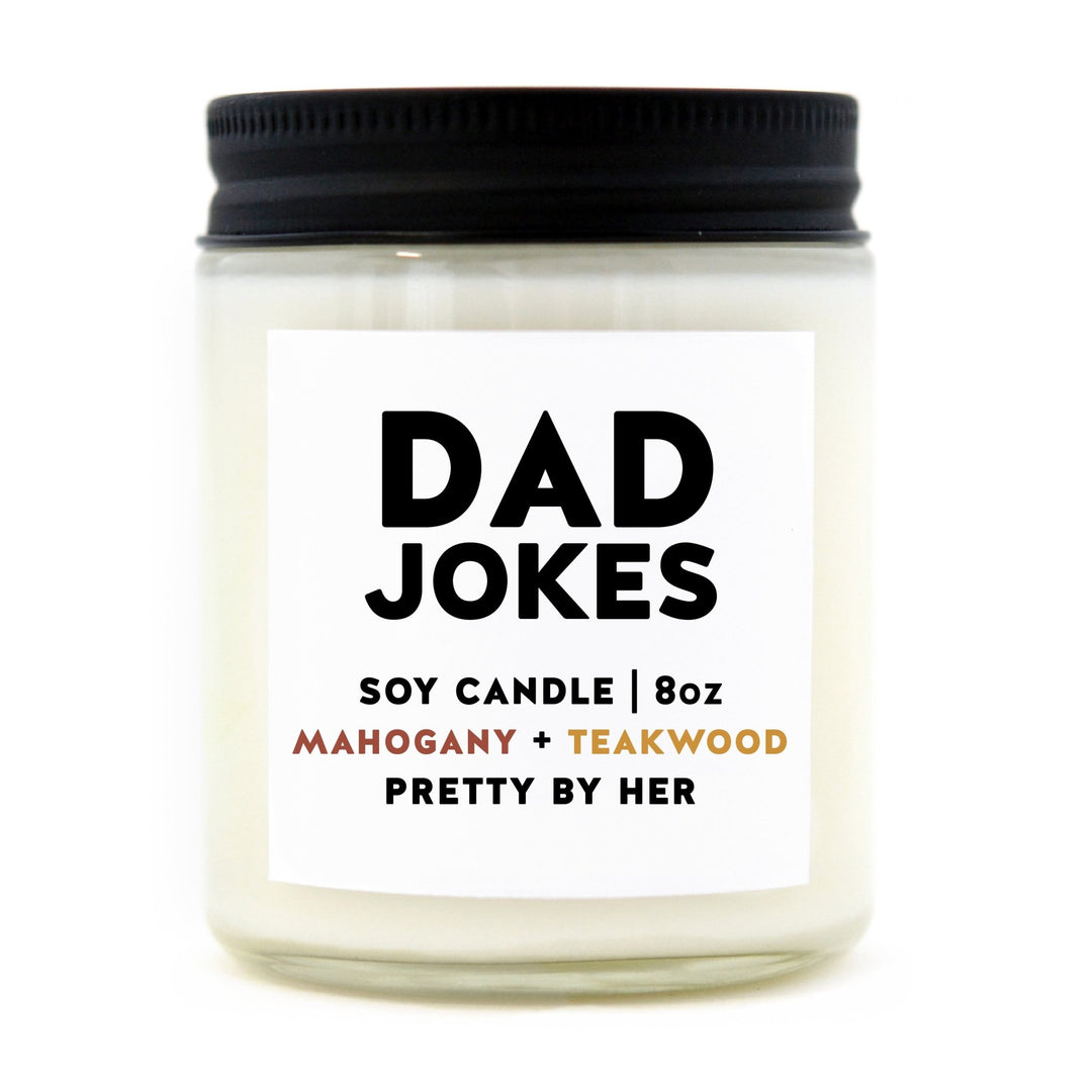 Dad Jokes | Candle - Pretty by Her- handmade locally in Cambridge, Ontario