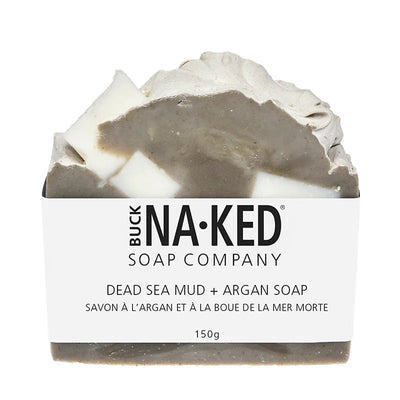 Dead Sea Mud + Argan Soap | Buck Naked Soap Company - Pretty by Her- handmade locally in Cambridge, Ontario