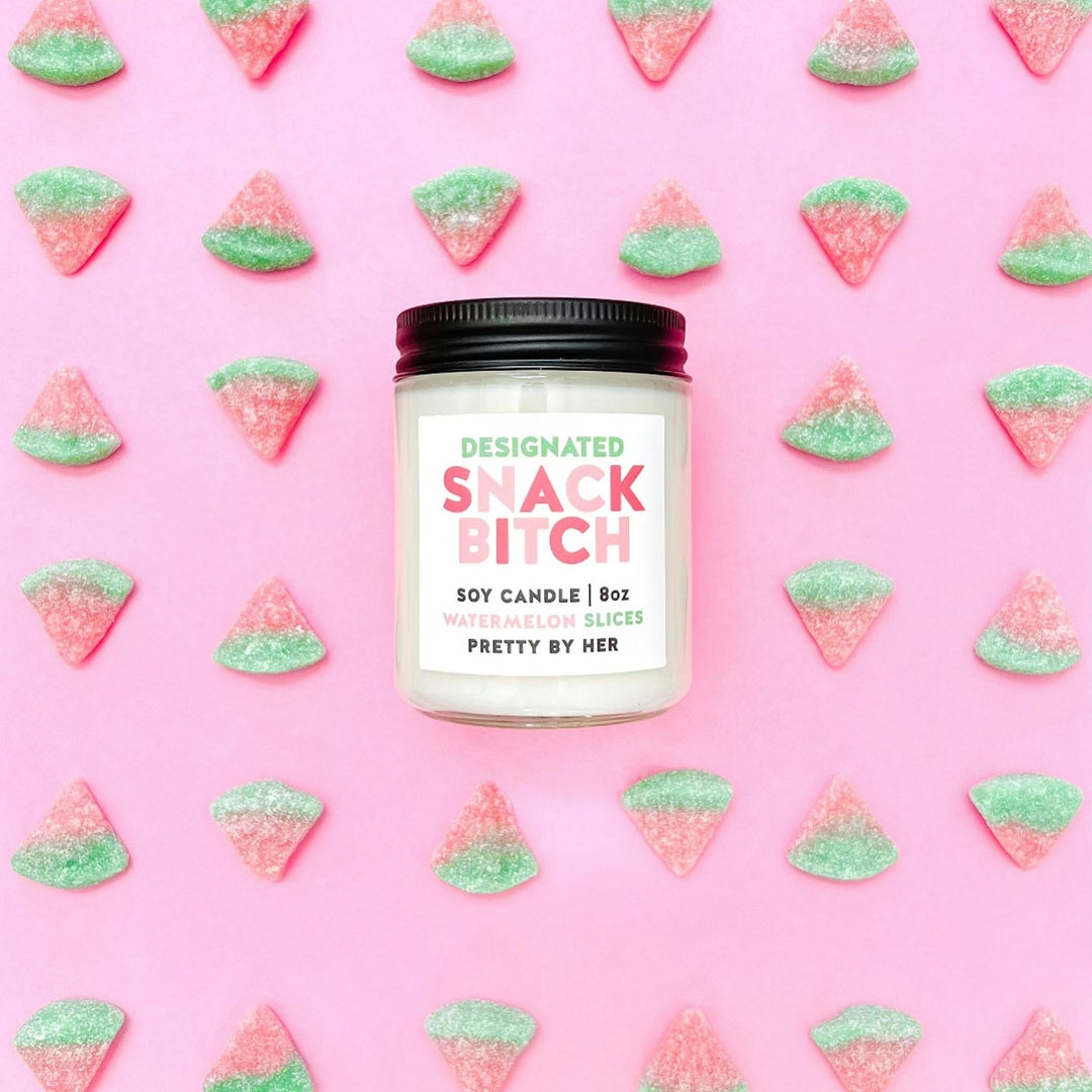 Designated Snack Bitch | Candle - Pretty by Her- handmade locally in Cambridge, Ontario