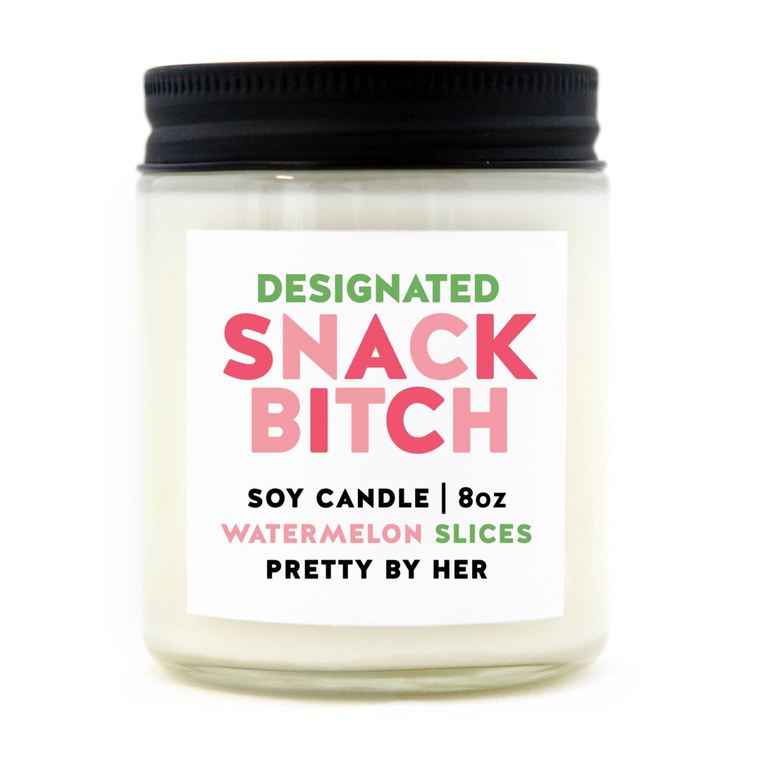 Designated Snack Bitch | Candle - Pretty by Her- handmade locally in Cambridge, Ontario