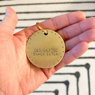 Designated Snack Bitch Keychain | Models & Monsters - Pretty by Her- handmade locally in Cambridge, Ontario
