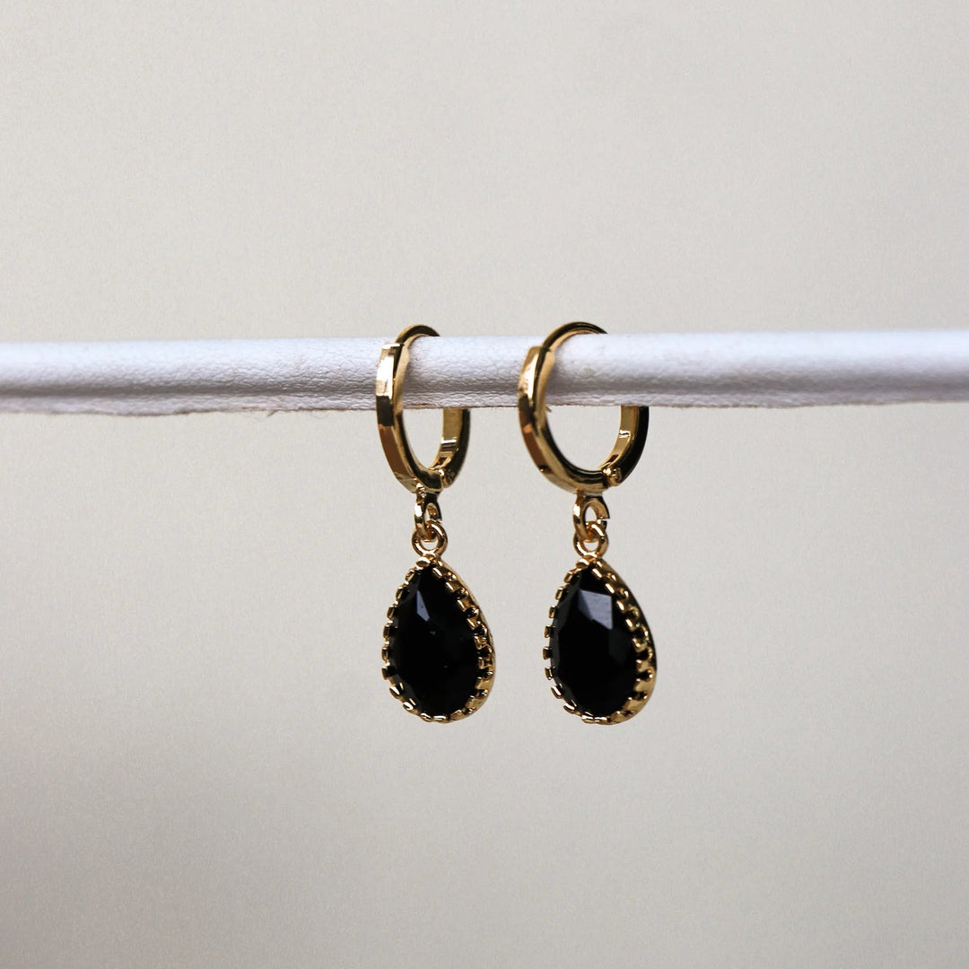 Dipo Black Gold Earrings | Horace Jewelry - Pretty by Her- handmade locally in Cambridge, Ontario
