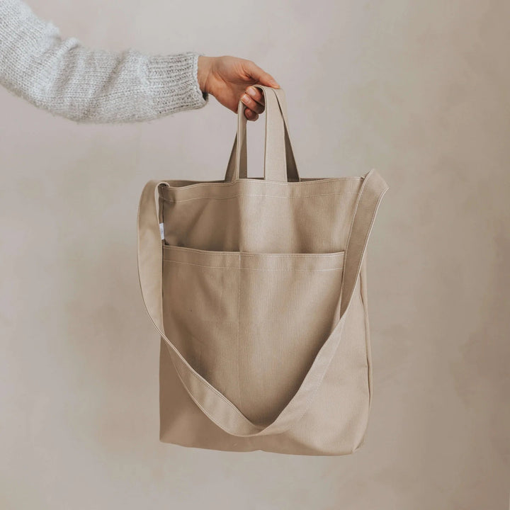 Double Pocket Tote Bag | Dans Le Sac - Pretty by Her- handmade locally in Cambridge, Ontario