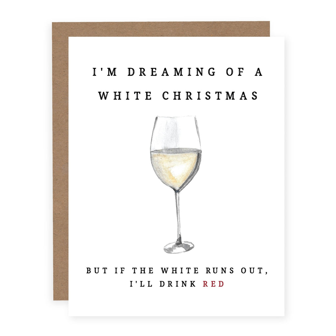 Dreaming of a White Christmas | Card or Boxed Set - Pretty by Her- handmade locally in Cambridge, Ontario
