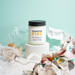 Dumpster Fire | Candle - Pretty by Her- handmade locally in Cambridge, Ontario