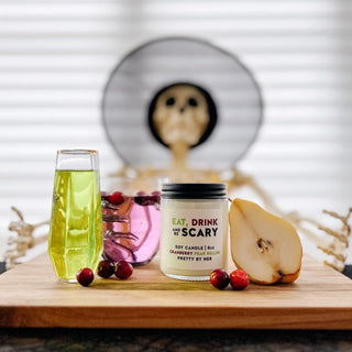 Eat Drink And Be Scary | Soy Wax Candle - Pretty by Her- handmade locally in Cambridge, Ontario