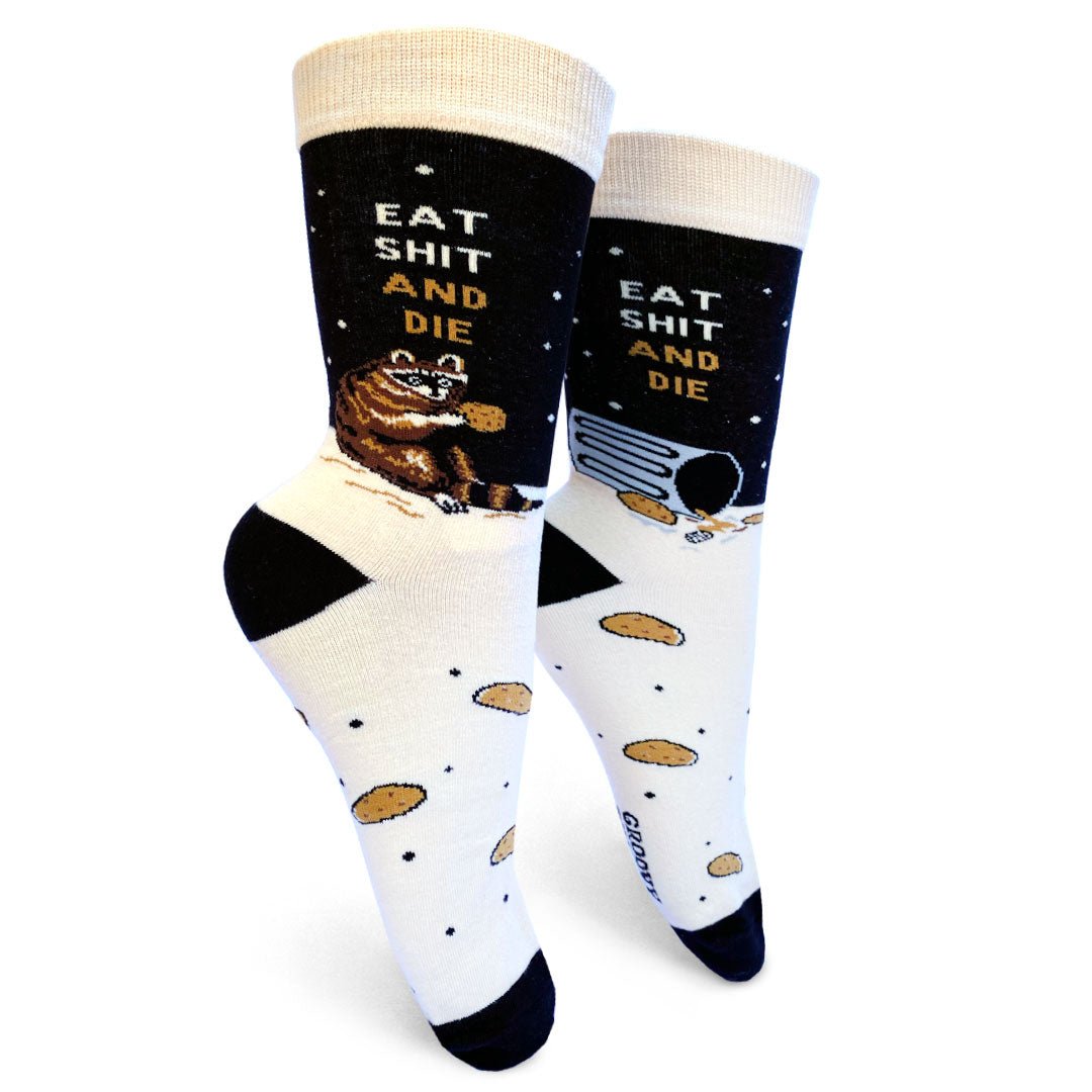 Eat Shit and Die Socks | Groovy Things - Pretty by Her- handmade locally in Cambridge, Ontario