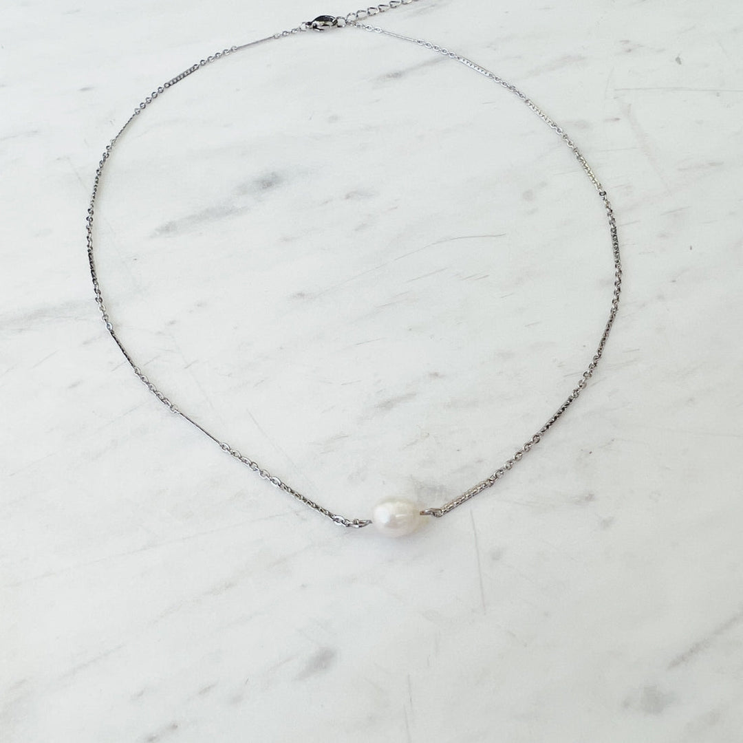 Erla Silver Necklace | Horace Jewelry - Pretty by Her- handmade locally in Cambridge, Ontario