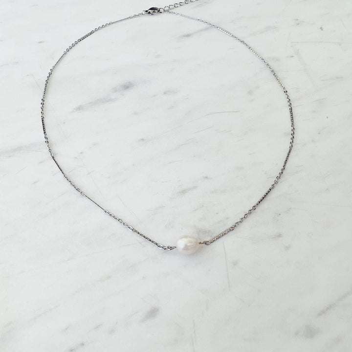 Erla Silver Necklace | Horace Jewelry - Pretty by Her- handmade locally in Cambridge, Ontario