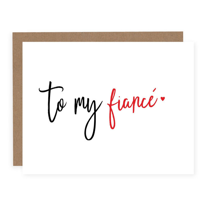 Fiance | Card - Pretty by Her- handmade locally in Cambridge, Ontario