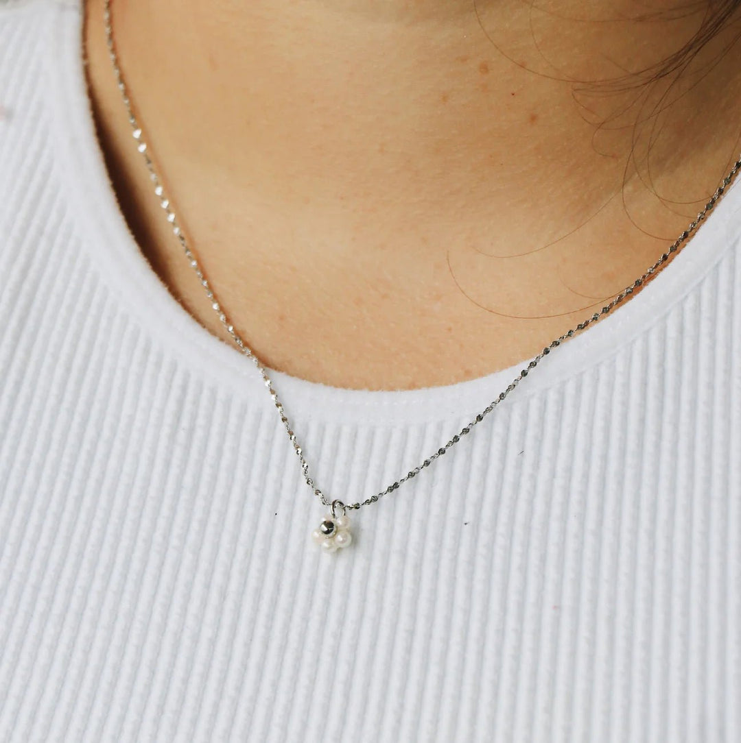 Florya Silver Necklace | Horace Jewelry - Pretty by Her- handmade locally in Cambridge, Ontario