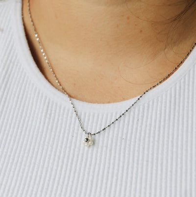 Florya Silver Necklace | Horace Jewelry - Pretty by Her- handmade locally in Cambridge, Ontario