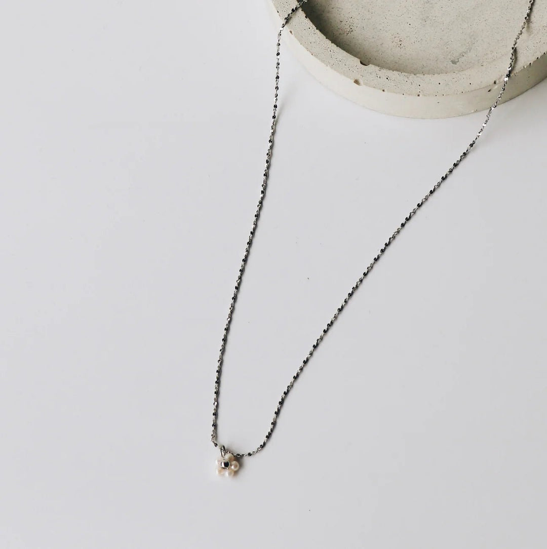 Florya Silver Necklace | Horace Jewelry - Pretty by Her- handmade locally in Cambridge, Ontario