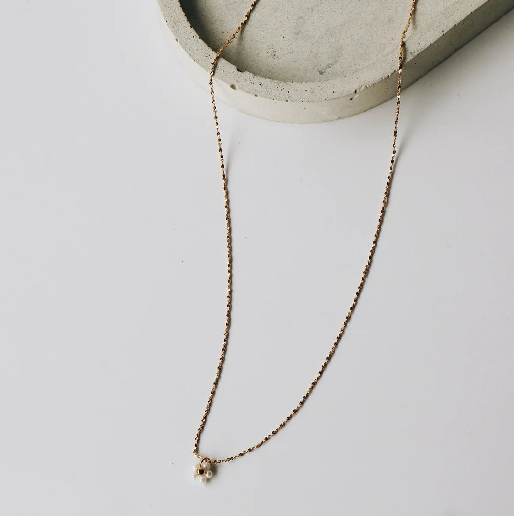 Floryo Gold Necklace | Horace Jewelry - Pretty by Her- handmade locally in Cambridge, Ontario