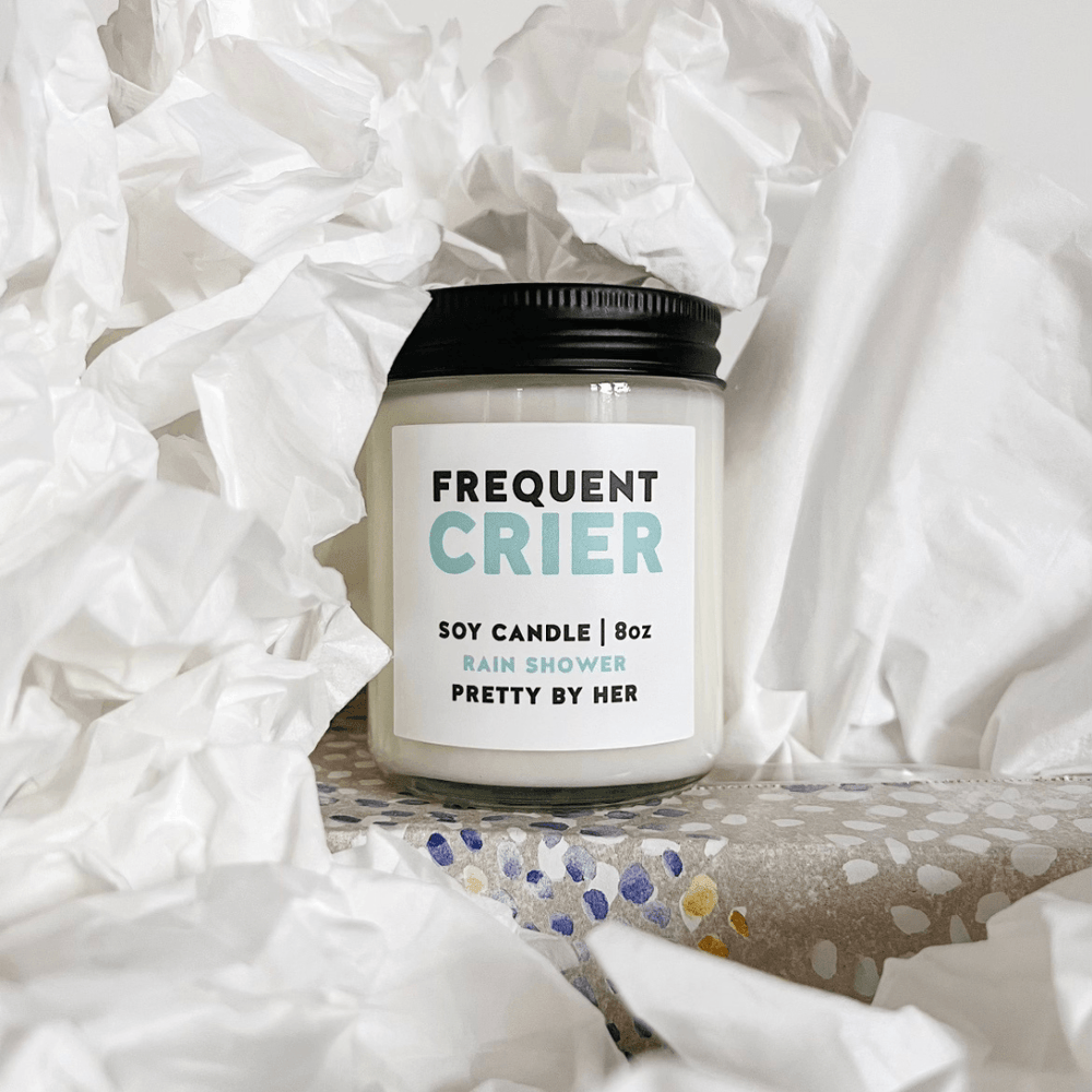 Frequent Crier | Soy Wax Candle - Pretty by Her- handmade locally in Cambridge, Ontario