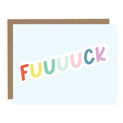 Fuuuuck | Card - Pretty by Her- handmade locally in Cambridge, Ontario