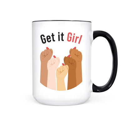 Get it Girl | Mug - Pretty by Her- handmade locally in Cambridge, Ontario