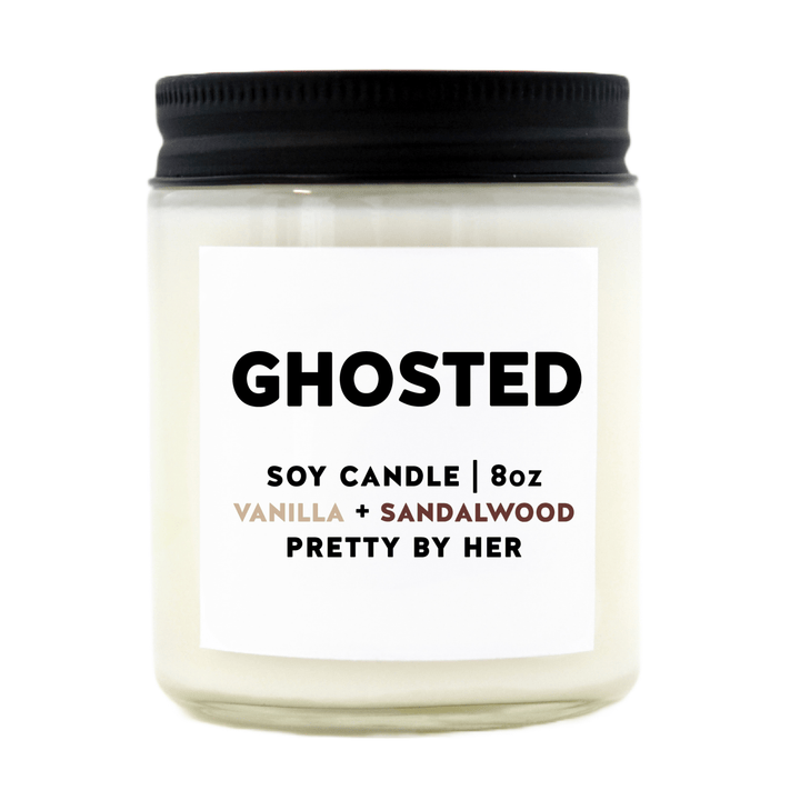 Ghosted | Soy Wax Candle - Pretty by Her- handmade locally in Cambridge, Ontario
