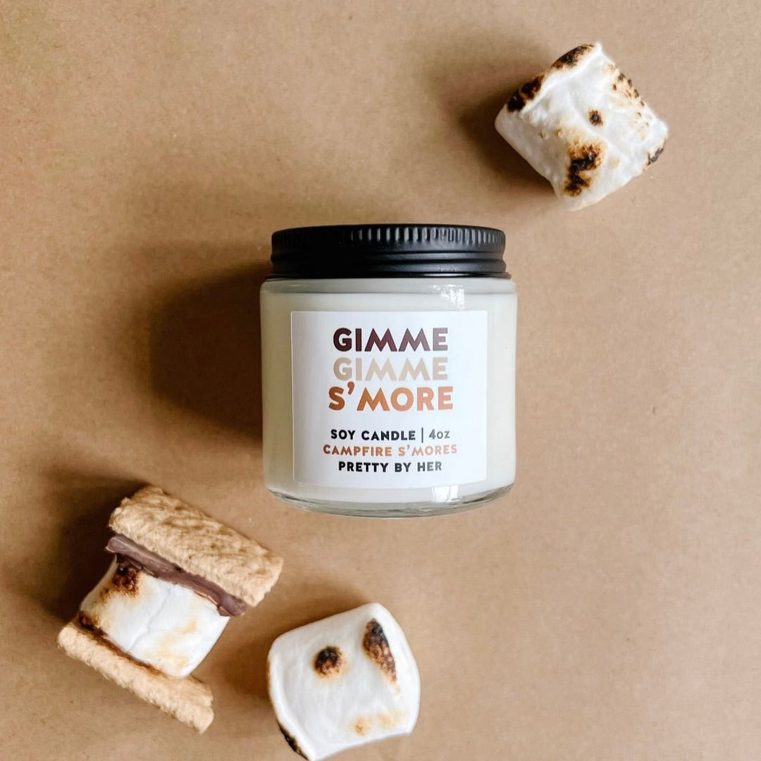 Gimme Gimme S'more | Mini Candle - Pretty by Her- handmade locally in Cambridge, Ontario