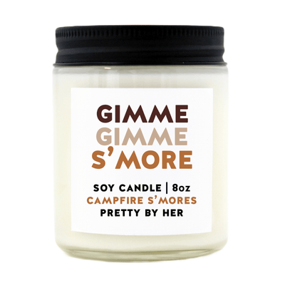 Gimme Gimme S'more | Soy Wax Candle - Pretty by Her- handmade locally in Cambridge, Ontario