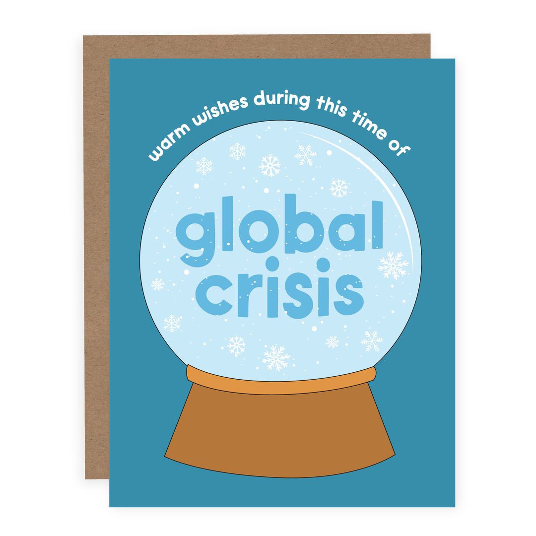 Global Crisis Christmas Card | Card or Boxed Set - Pretty by Her- handmade locally in Cambridge, Ontario