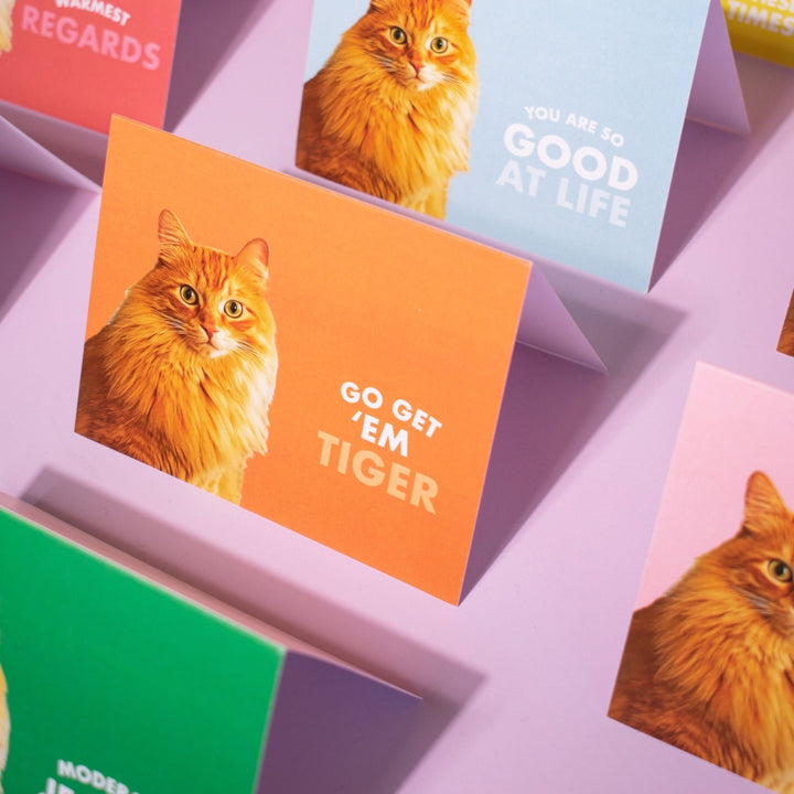 Go Get 'Em Tiger | Card - Pretty by Her- handmade locally in Cambridge, Ontario