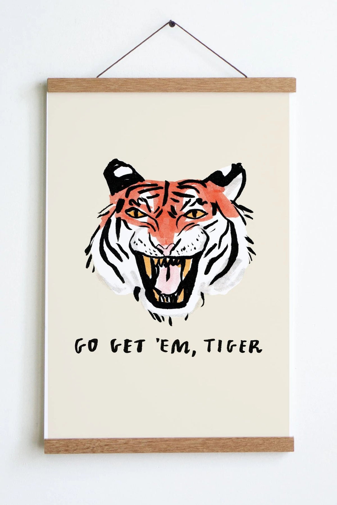 Go Get 'Em Tiger Print | Stay Home Club - Pretty by Her- handmade locally in Cambridge, Ontario