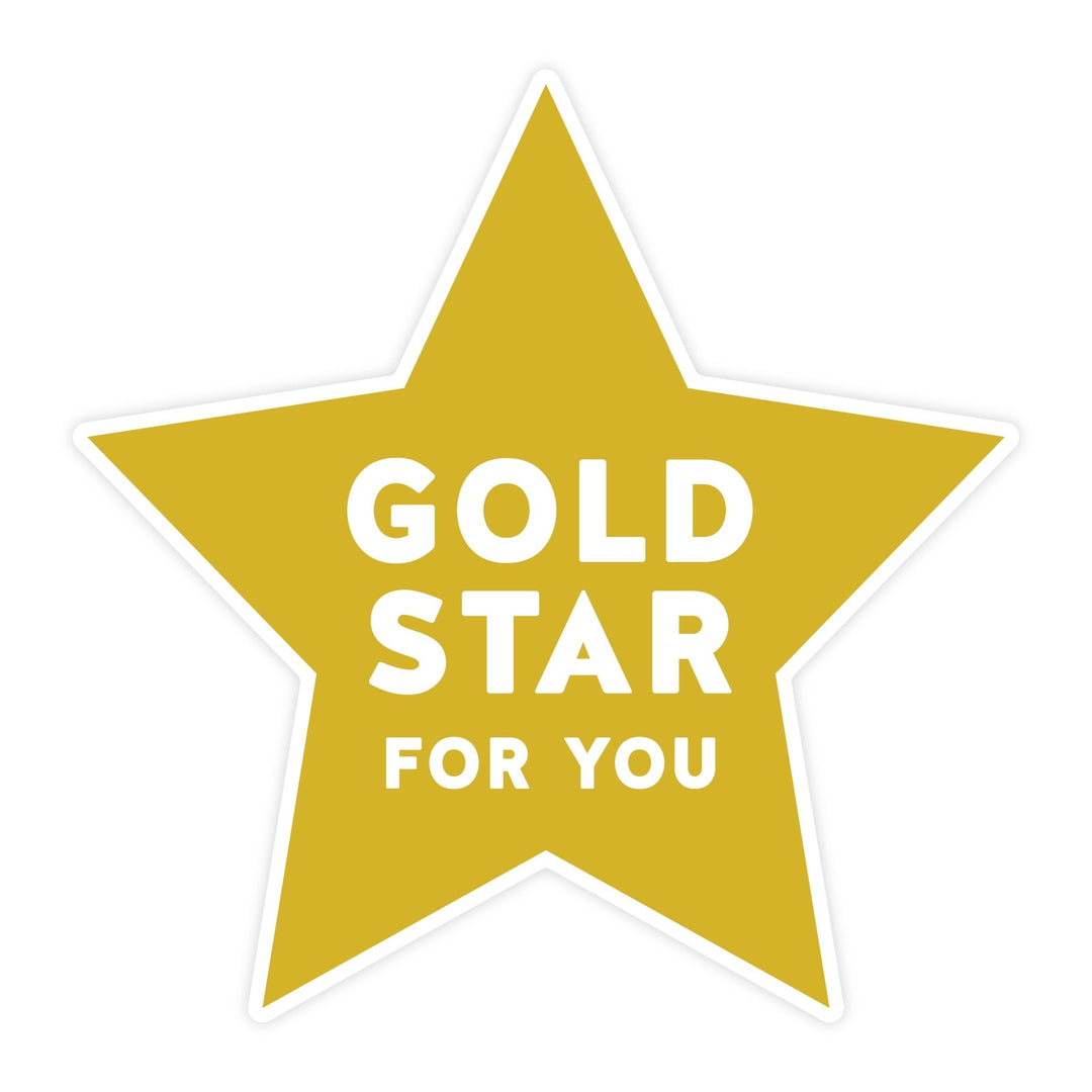 Gold Star For You | Magnet - Pretty by Her- handmade locally in Cambridge, Ontario