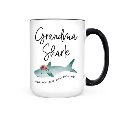 Grandma Shark | Mug - Pretty by Her- handmade locally in Cambridge, Ontario