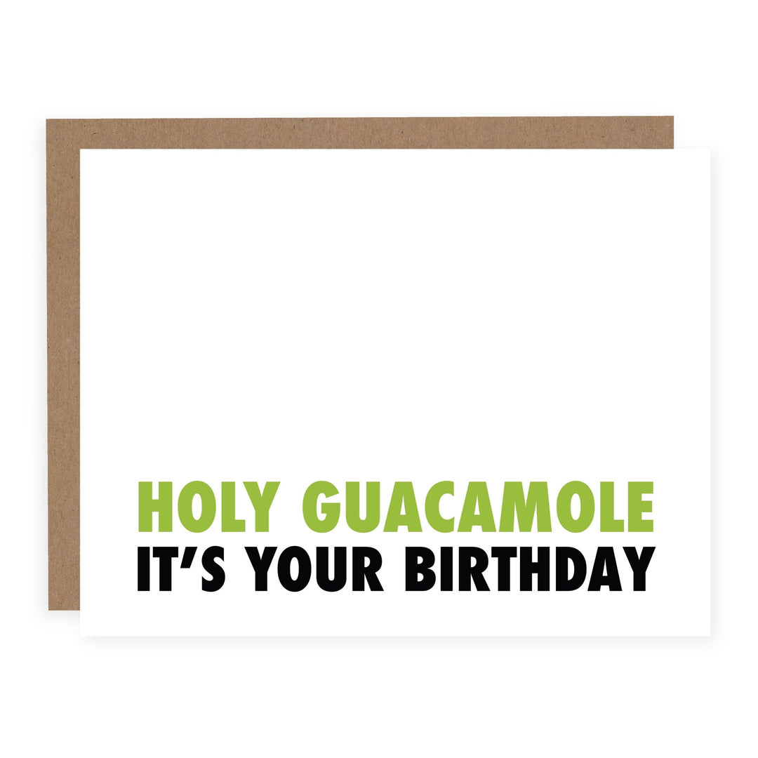 Guacamole Birthday | Card - Pretty by Her- handmade locally in Cambridge, Ontario