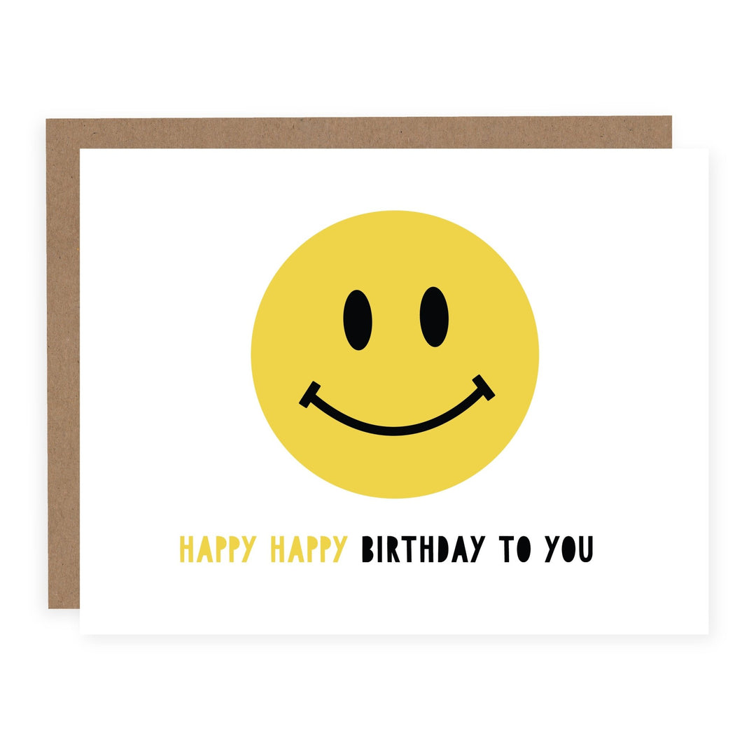 Happy Happy Birthday to You | Card - Pretty by Her- handmade locally in Cambridge, Ontario