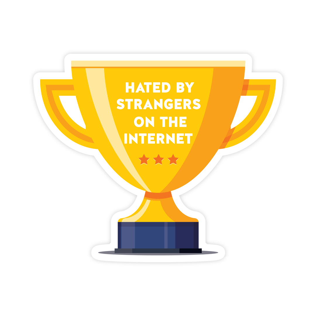 Hated by Strangers on the Internet | Magnet - Pretty by Her- handmade locally in Cambridge, Ontario