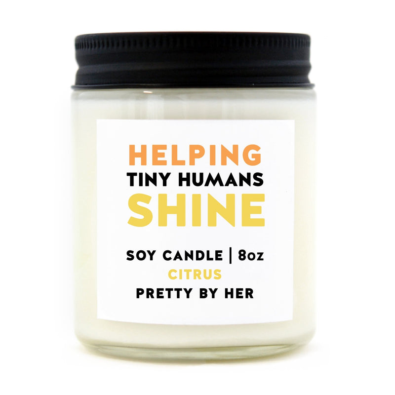 Helping Tiny Humans Shine | Candle - Pretty by Her- handmade locally in Cambridge, Ontario