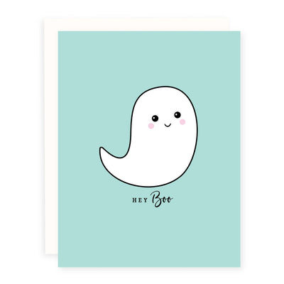 Hey Boo | Card - Pretty by Her- handmade locally in Cambridge, Ontario
