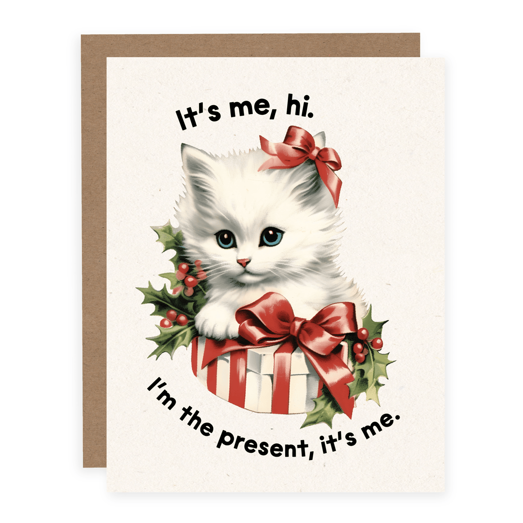 Hi, I'm The Present It's Me | Card or Boxed Set - Pretty by Her- handmade locally in Cambridge, Ontario