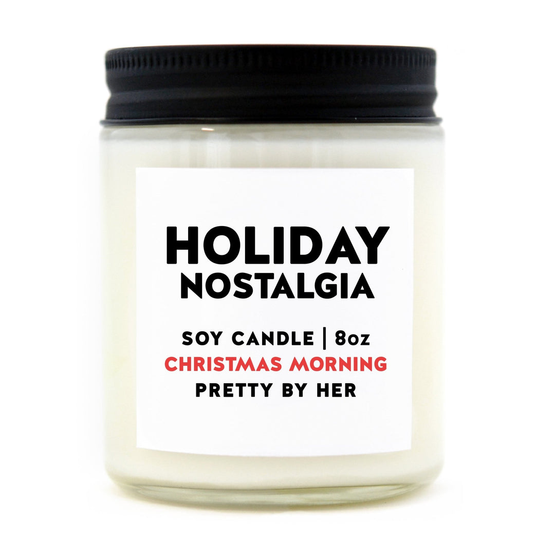 Holiday Nostalgia | Soy Wax Candle - Pretty by Her- handmade locally in Cambridge, Ontario