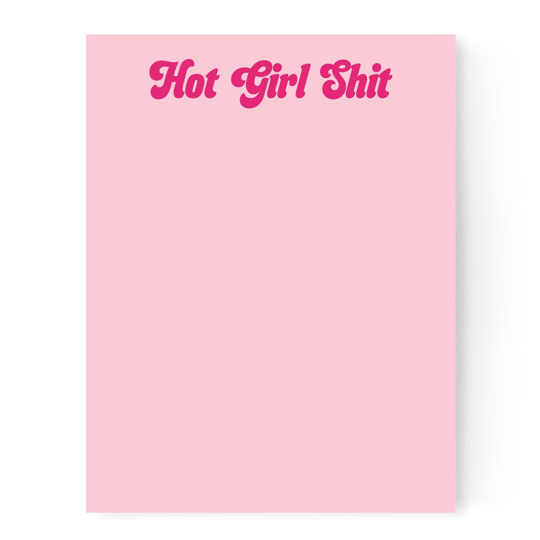 Hot Girl Shit | Notepad - Pretty by Her- handmade locally in Cambridge, Ontario