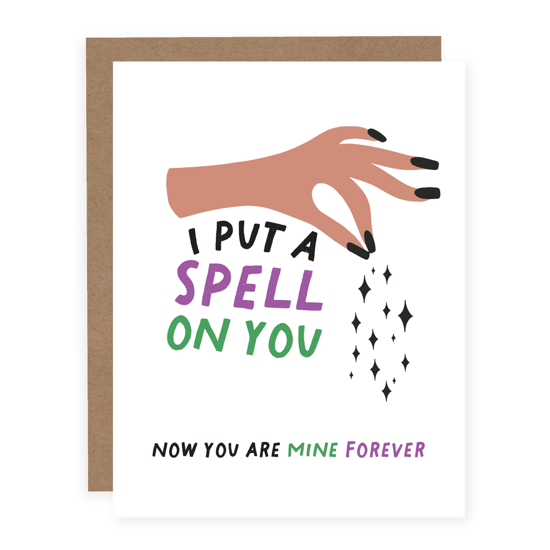 I Put A Spell On You | Card - Pretty by Her- handmade locally in Cambridge, Ontario