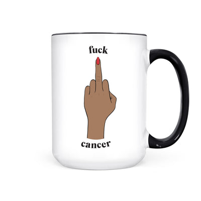 IMPERFECT Fuck Cancer | Mug - Pretty by Her- handmade locally in Cambridge, Ontario