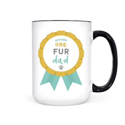IMPERFECT Number One Fur Dad | Mug - Pretty by Her- handmade locally in Cambridge, Ontario