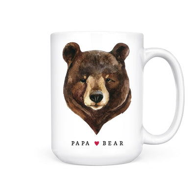 IMPERFECT Papa Bear | Mug - Pretty by Her- handmade locally in Cambridge, Ontario