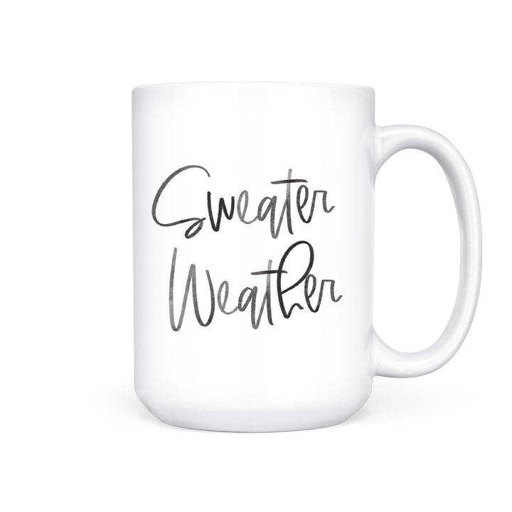 IMPERFECT Sweater Weather | Mug - Pretty by Her- handmade locally in Cambridge, Ontario