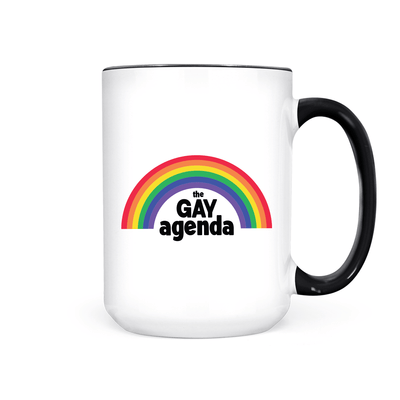 IMPERFECT The Gay Agenda | Mug - Pretty by Her- handmade locally in Cambridge, Ontario