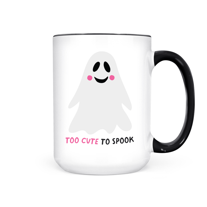 IMPERFECT Too Cute to Spook | Mug - Pretty by Her- handmade locally in Cambridge, Ontario