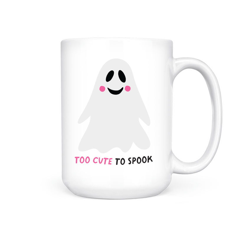 IMPERFECT Too Cute to Spook | Mug - Pretty by Her- handmade locally in Cambridge, Ontario