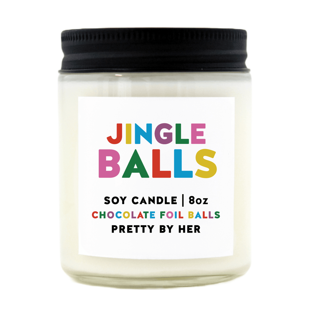 Jingle Balls | Soy Wax Candle - Pretty by Her- handmade locally in Cambridge, Ontario