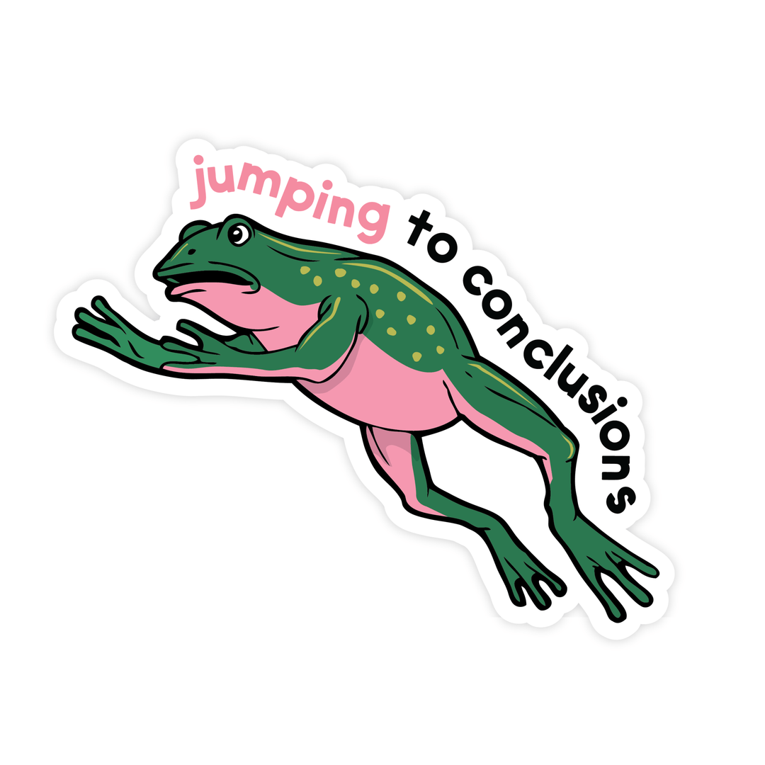 Jumping to Conclusions | Magnet - Pretty by Her- handmade locally in Cambridge, Ontario